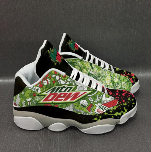 Mountain Dew Jordan 13 Shoes B23
