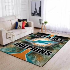 Miami Dolphins Area Rugs B19