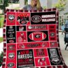 Georgia Bulldogs Quilt Blanket Quilt Rze1