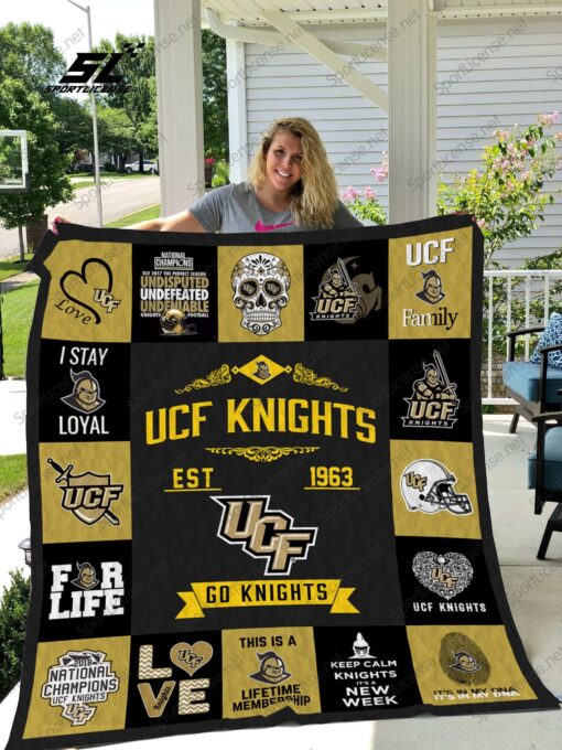 UCF Knights Blanket Quilt Rze1