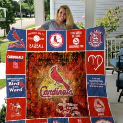 Louisville Cardinal 1g Blanket Quilt B22