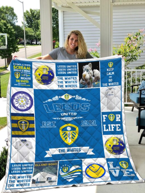 Leeds United Blanket Quilt TN