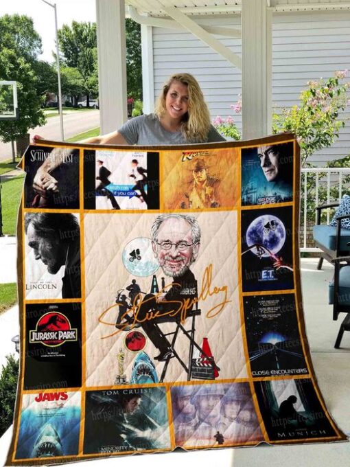 Steven Spielberg Quilt Blanket Quilt Rze1
