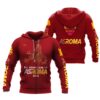 AS Roma Hoodie Zip Hoodie 3D MIH08