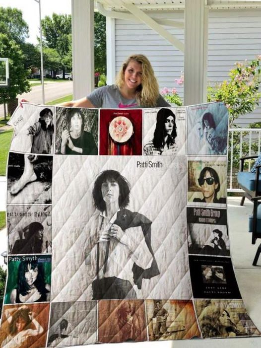 Patti Smith Blanket Quilt Rze1