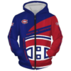 Montreal Canadiens 2 Hoodie Zip Hoodie 3D Rze1