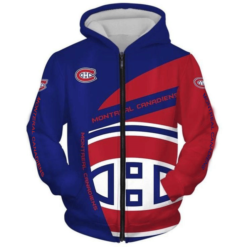 Montreal Canadiens 2 Hoodie Zip Hoodie 3D Rze1