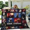 Avril Lavigne Quilt Blanket Quilt Rze1
