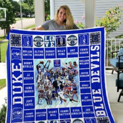 Duke Blue Devils Lover Blanket Quilt TN