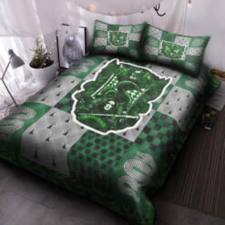 Slytherin Harry Potter Quilt Bedding Set TG20