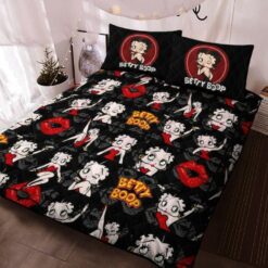 Betty Boop Love a0 Quilt Bedding Set Rze1