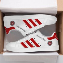 Mercedes Benz Red  Stan Smith Shoes B21