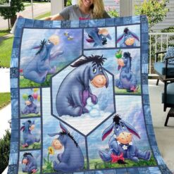 Eeyore lover Blanket Quilt Rze1