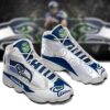 Seattle Seahawks Jordan 13 Shoes B21