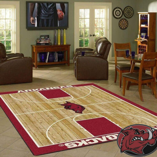 Arkansas Razorbacks Area Rugs Rze1