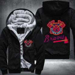 Atlanta Braves Fleece Jacket Rze2