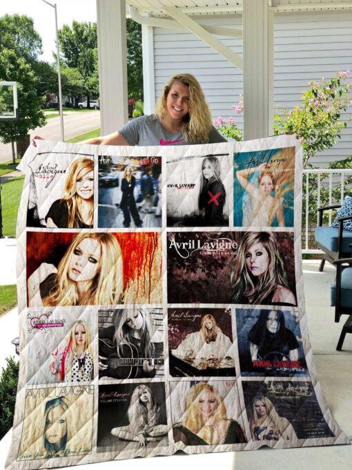 Avril Lavigne Blanket Quilt Rze2