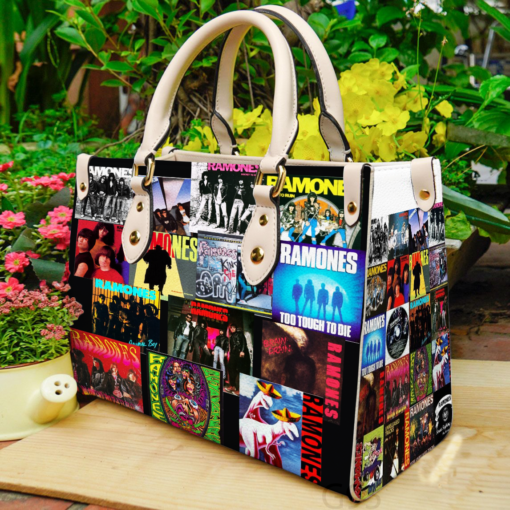 Ramones Leather Hand Bag Rze1