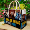 Ana de Armas Leather Bag Rze1