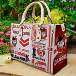 St George Illawarra Dragons Hand Leather Bag Rze1