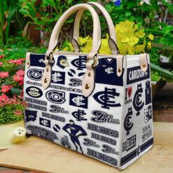 Carlton Football Hand Leather Bag Rze1