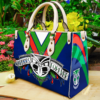 New Zealand Warriors Leather Hand Bag Rze1