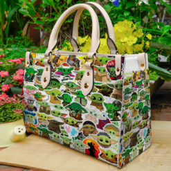 Baby Yoda Lover Leather Bag B22