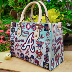 Atlanta Braves a11 Hand Leather Bag Rze1