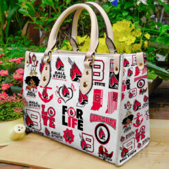 Ball State Cardinal   Leather Bag Rze2
