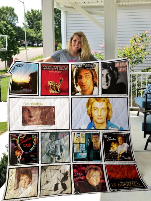 Barry Manilow Blanket Quilt Rze2