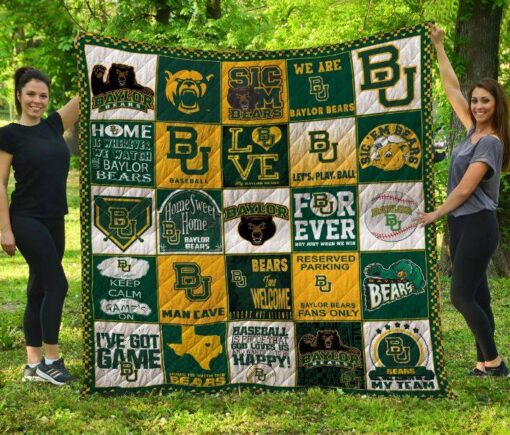 Baylor Bears Blanket Quilt B20