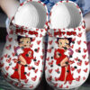 Betty Boop Red Lover Crocs Rze2