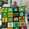 Boston Celtics Lover Quilt  Blanket Quilt B21