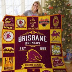 Brisbane Broncos Brisbane Broncos Blanket Quilt Rze2