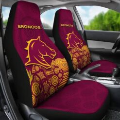 Brisbane Broncos Car Seat Covers Rze2