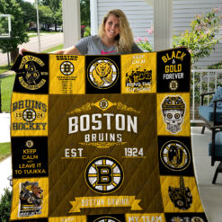 Boston Bruins Blanket Quilt B19