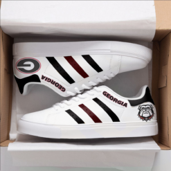 Georgia Bulldogs lover Stan Smith Shoes B21
