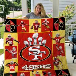 San Francisco 49ers g1 Blanket Quilt Rze1
