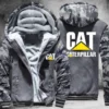 Caterpillar White Fleece Jacket B22