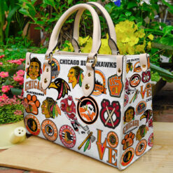 Chicago Blackhawks Hand Leather Bag Rze2