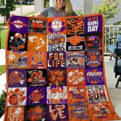 Clemson Tigers Lover Blanket Quilt B21
