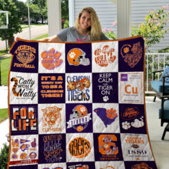 Clemson Tigers Quilt  Blanket B21