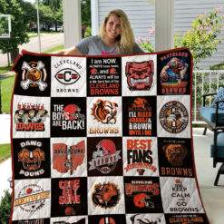 Cleveland Browns  Quilt Blanket Quilt Rze2