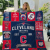 Cleveland Guardians Blanket Quilt B21