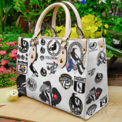 Collingwood Magpies Leather Bag Rze2