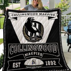 Collingwood Magpies Quilt Blanket Quilt Rze2