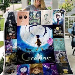 Coraline Lover Quilt Blanket Quilt Rze2