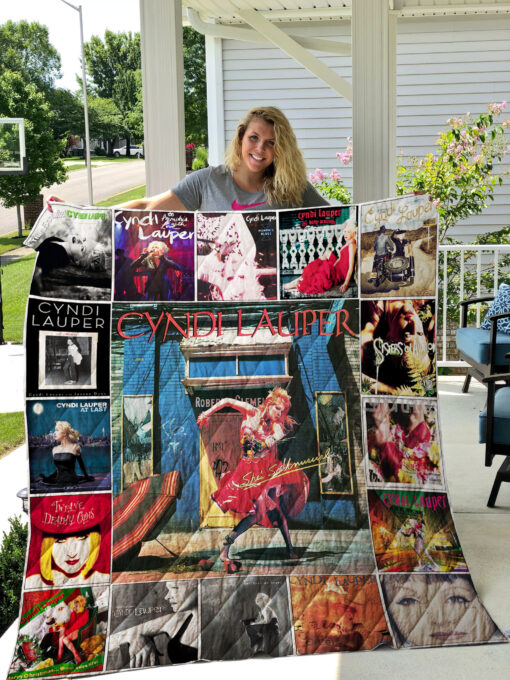 Cyndi Lauper Lover  Blanket Quilt Rze2