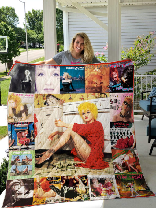 Cyndi Lauper  Blanket Quilt Rze2