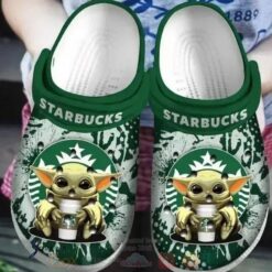 Starbucks Coffee Baby Yoda Crocs TH21